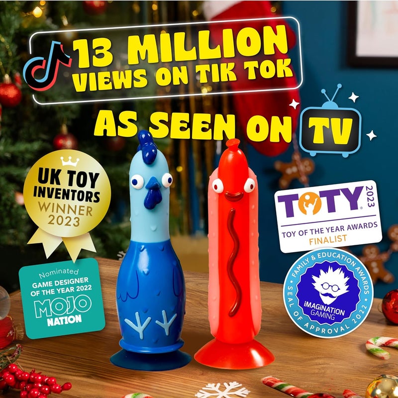 BIG POTATO دجاجة ضد هوت دوج: أمتع لعبة حفلات ستلعبها على الإطلاق | متعة مدهشة للعائلة، البالغين والأطفال | محتوى إضافي متضمن - Image 2